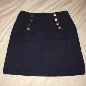 Navy skirt
